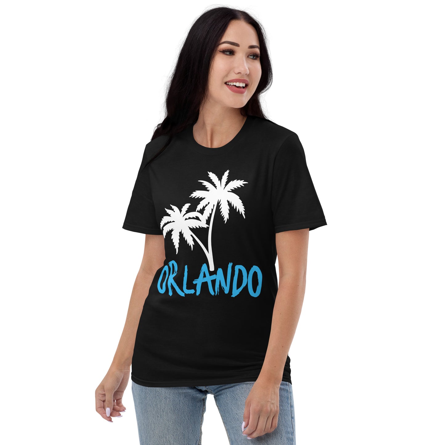 ORLANDO PALM TREE Short-Sleeve T-Shirt - Orlando FL Palm Tree Shirt