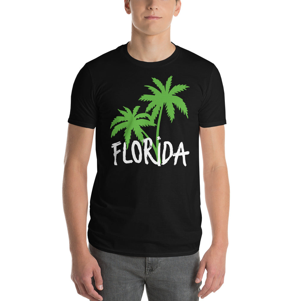 FLORIDA PALM TREE Short-Sleeve T-Shirt - FL Palm T-shirt - Florida Shirt