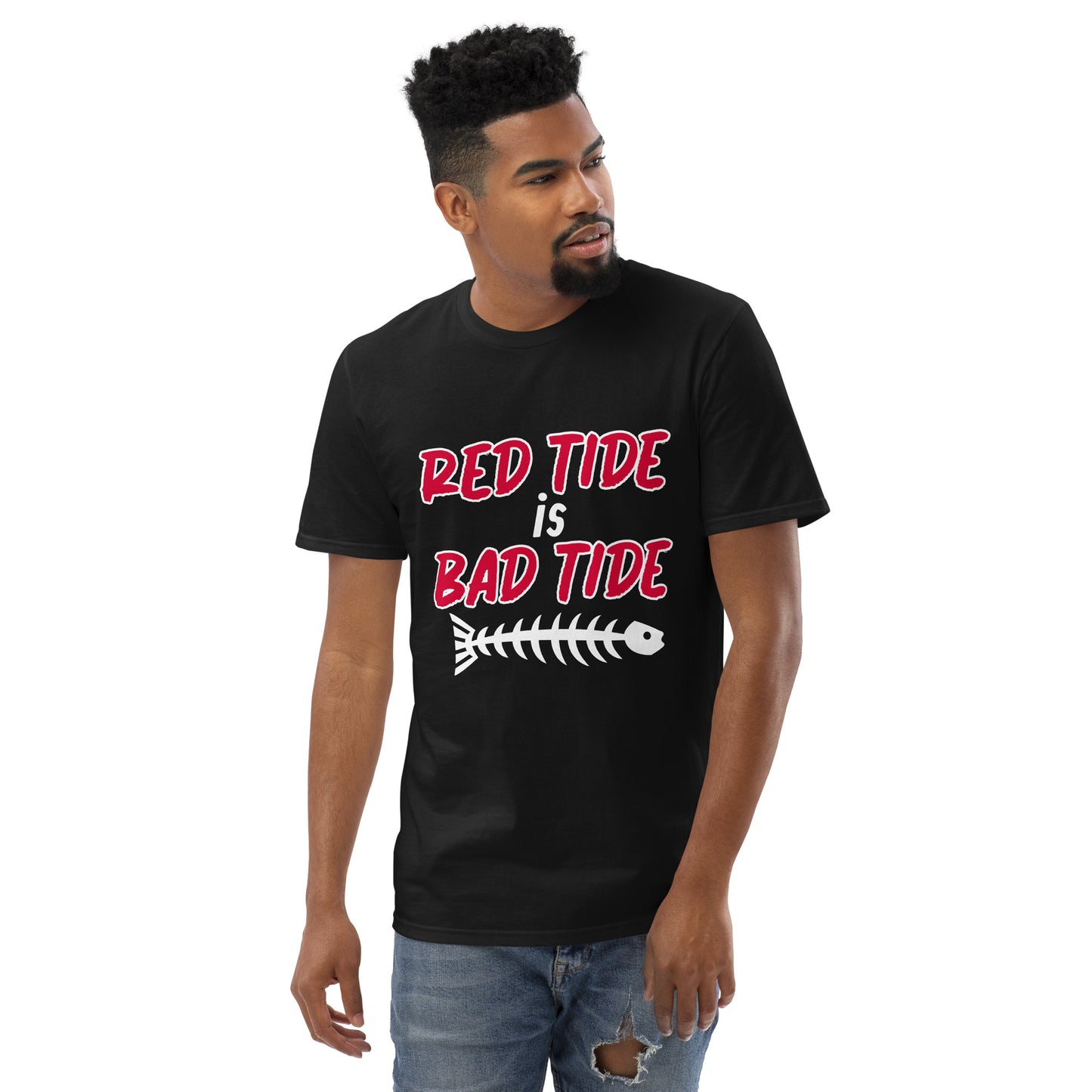 RED TIDE IS BAD TIDE T-SHIRT - Red Tide Florida Shirt - Premium Lightweight T-Shirt V2