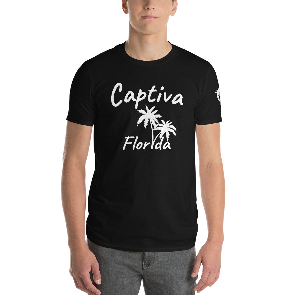 CAPTIVA FLORIDA PALM TREE T-SHIRT AND DOLPHINS - Palm Tree Dolphin Shirt Captiva Florida