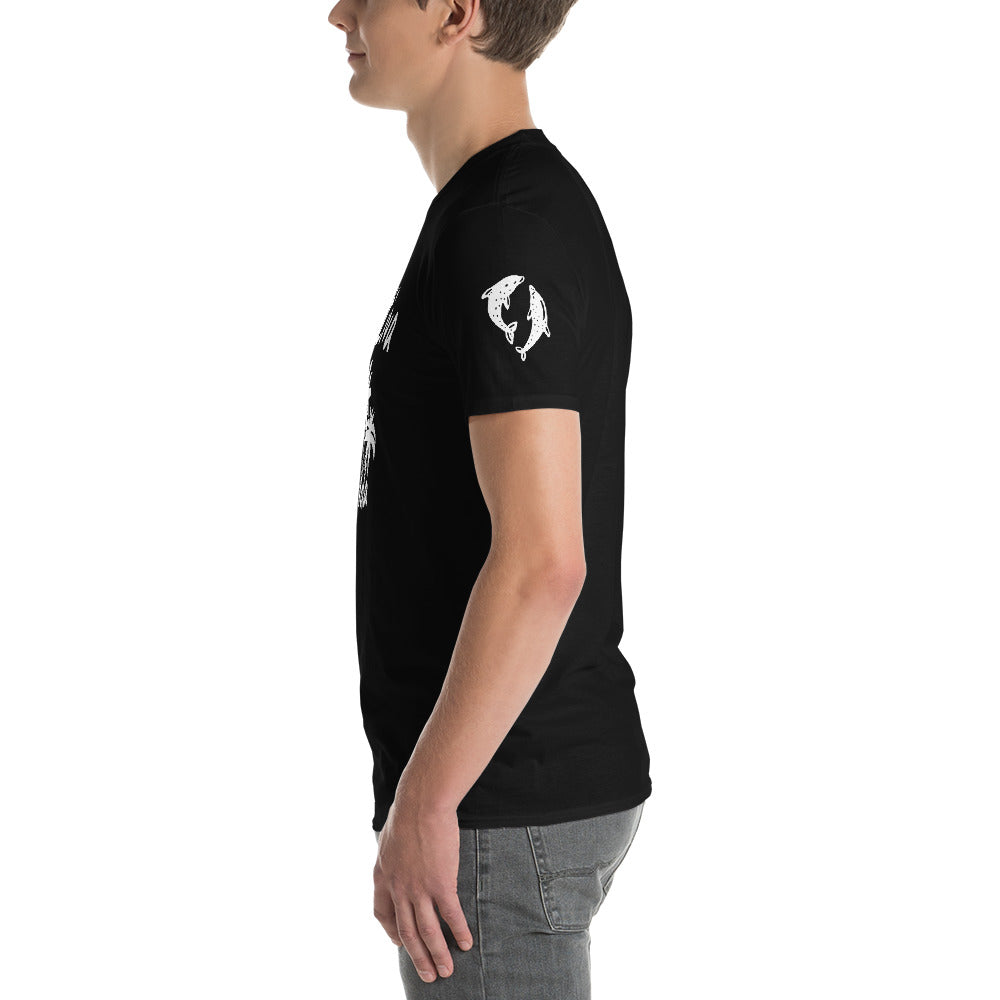 CAPTIVA FLORIDA PALM TREE T-SHIRT AND DOLPHINS - Palm Tree Dolphin Shirt Captiva Florida
