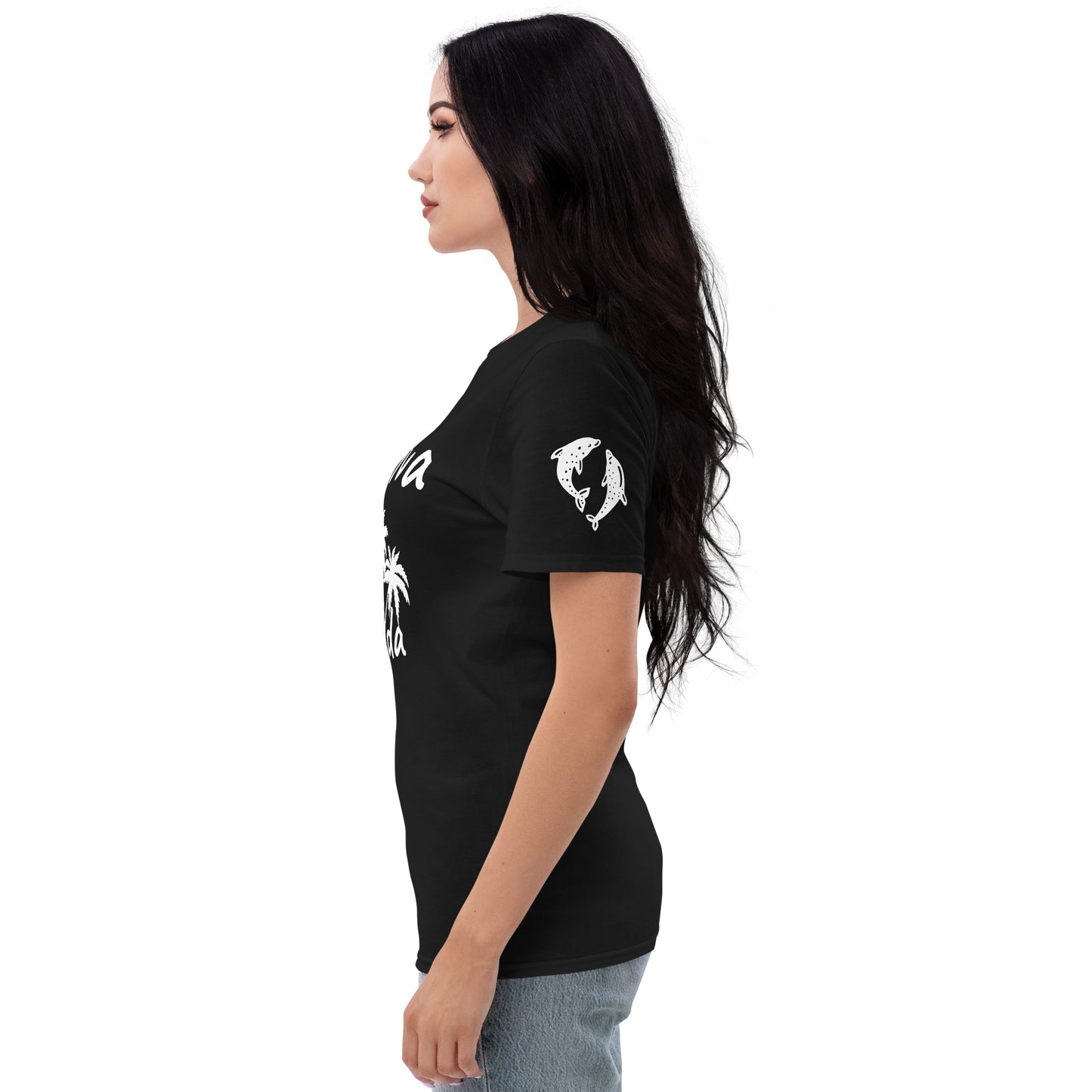 CAPTIVA FLORIDA PALM TREE T-SHIRT AND DOLPHINS - Palm Tree Dolphin Shirt Captiva Florida
