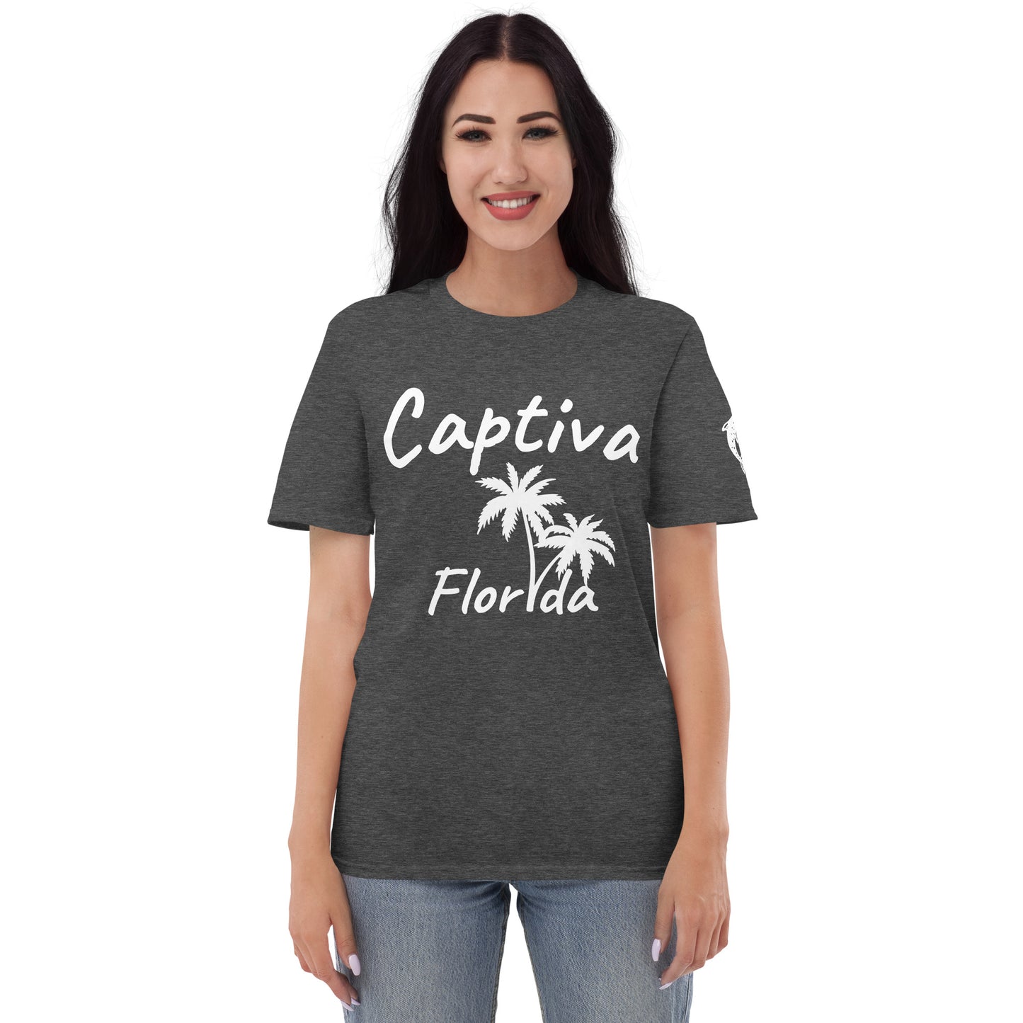 CAPTIVA FLORIDA PALM TREE T-SHIRT AND DOLPHINS - Palm Tree Dolphin Shirt Captiva Florida