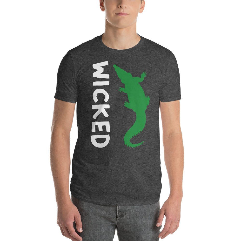 WICKED FLORIDA TSHIRT W/ FLORIDA ALLIGATOR - Florida Unisex Lightweight T-Shirt - Gildan 980