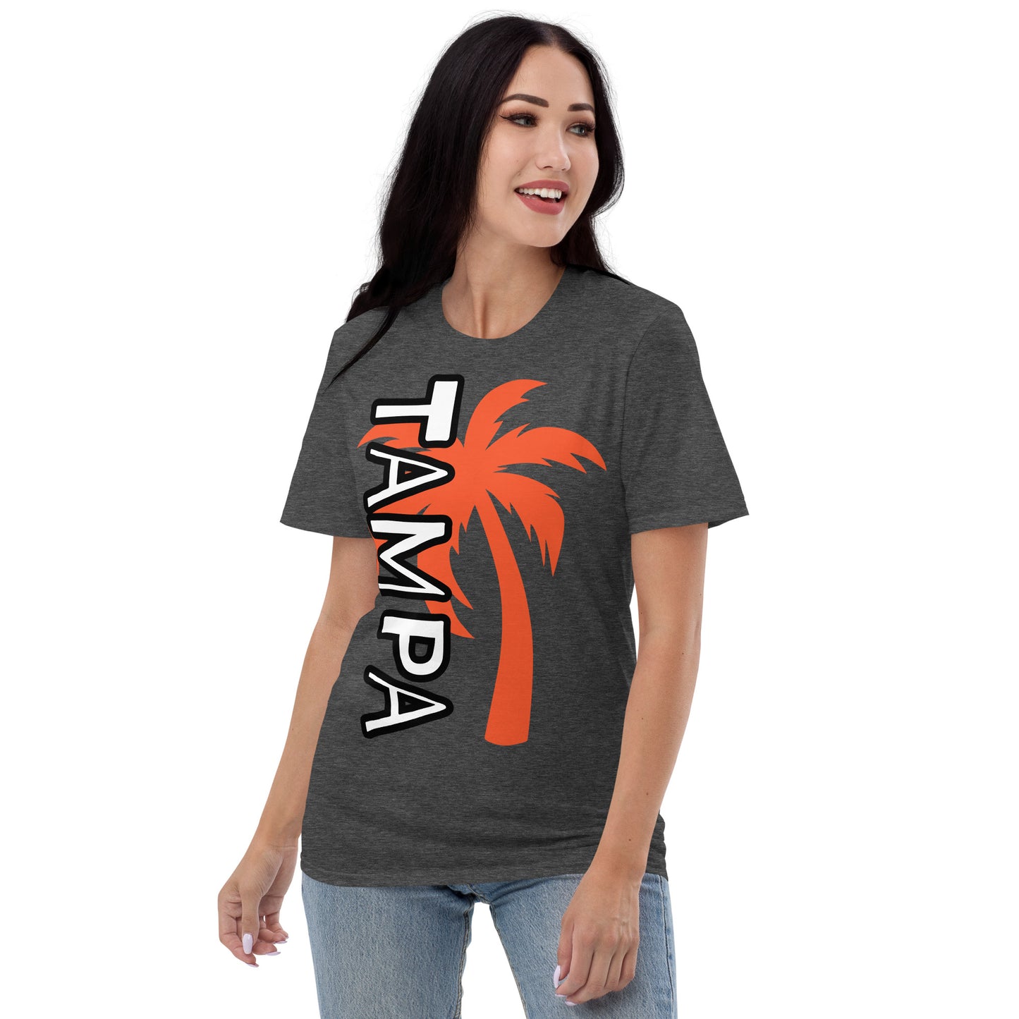 TAMPA Short-Sleeve Palm Tree T-Shirt - Tampa Florida Palm Tree T-Shirt - Tampa Shirt