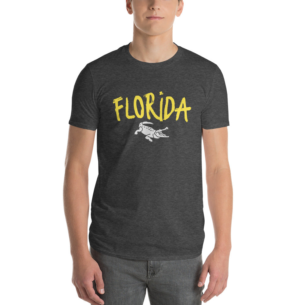 FLORIDA ALLIGATOR T-SHIRT - Florida Alligator Shirt - Unisex Lightweight Florida T-Shirt - Gildan 980
