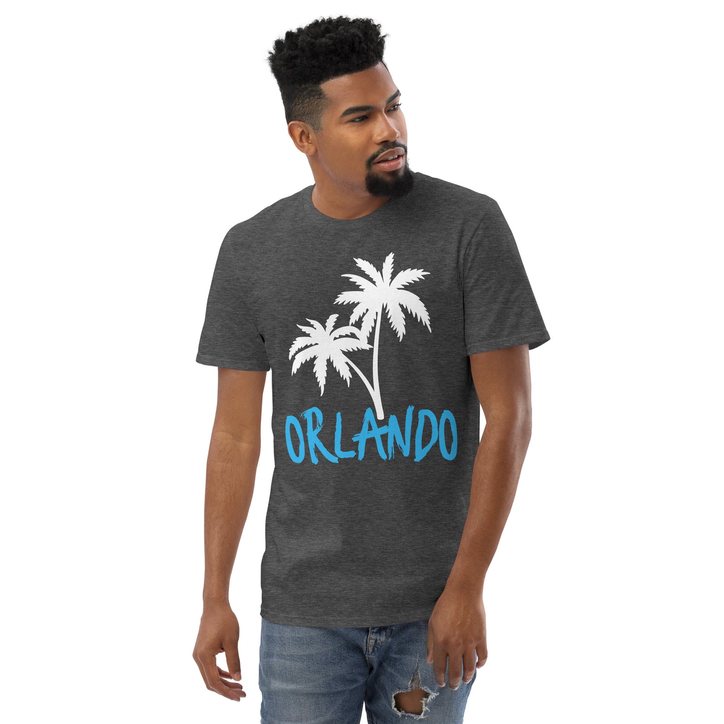 ORLANDO PALM TREE Short-Sleeve T-Shirt - Orlando FL Palm Tree Shirt