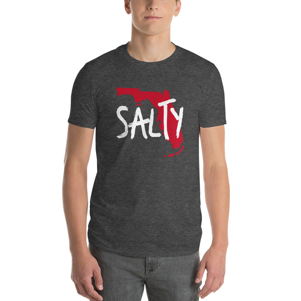 SALTY FLORIDA MAP T-SHIRT - Salty Florida Shirt - Florida Map Teeweight T-Shirt copy copy