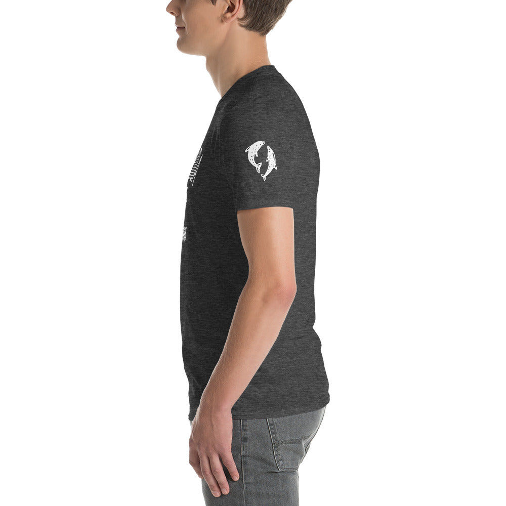 FLORIDA SHIRT WITH DOLPHINS - Florida T-Shirt with Dolphins on Left Sleeve V2