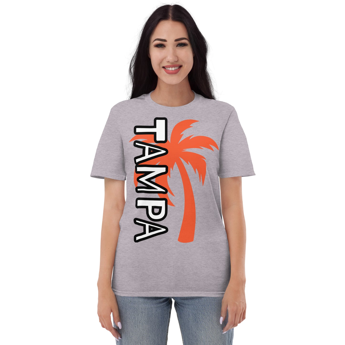 TAMPA Short-Sleeve Palm Tree T-Shirt - Tampa Florida Palm Tree T-Shirt - Tampa Shirt