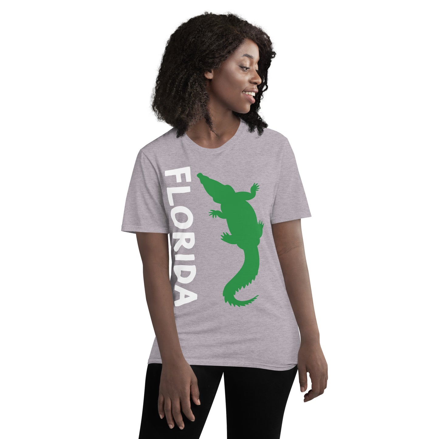 FLORIDA TSHIRT W/ FLORIDA ALLIGATOR - Florida Unisex Lightweight T-Shirt - Gildan 980