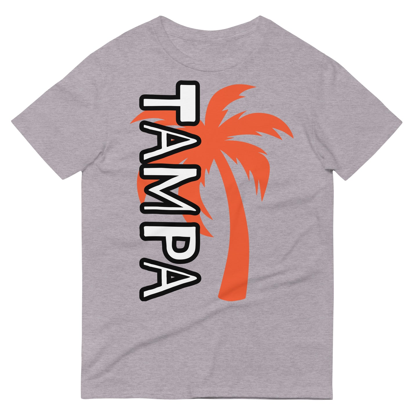 TAMPA Short-Sleeve Palm Tree T-Shirt - Tampa Florida Palm Tree T-Shirt - Tampa Shirt