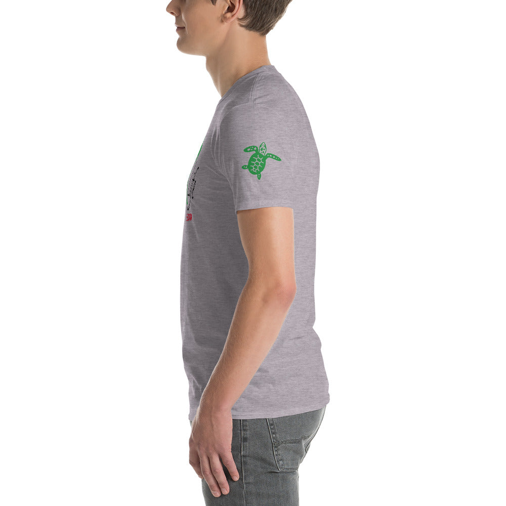 BEACH LIFE FLORIDA T-Shirt - Beach Life Florida Shirt with Palm Tree and Turtle