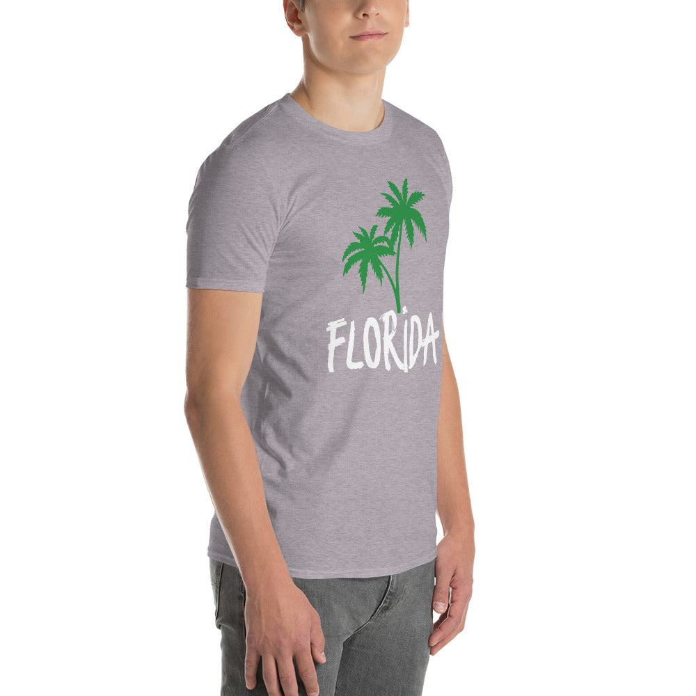 FLORIDA T-SHIRT W/ PALM TREES - Florida Palm Trees T-Shirt Palm Tree Shirt - V2