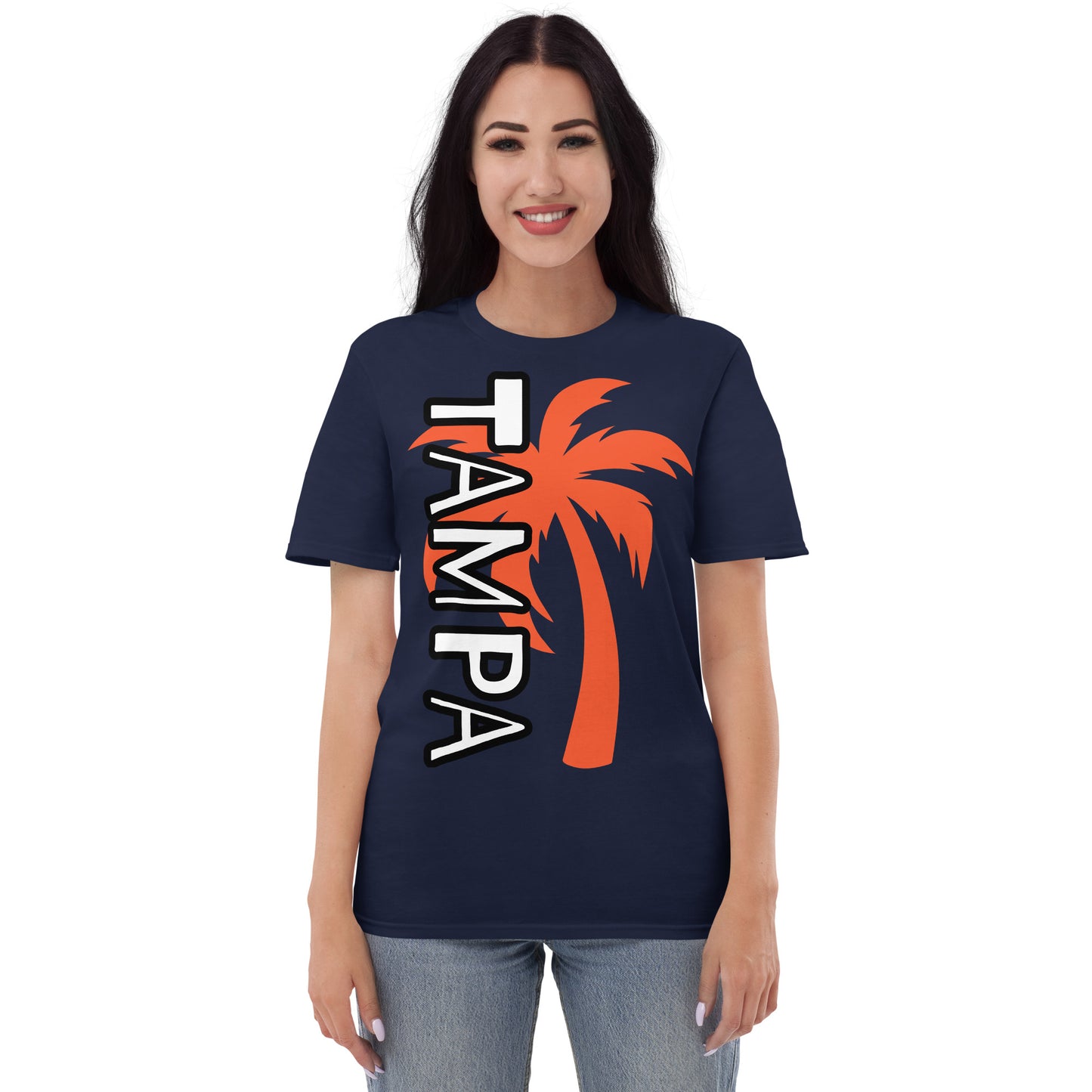 TAMPA Short-Sleeve Palm Tree T-Shirt - Tampa Florida Palm Tree T-Shirt - Tampa Shirt
