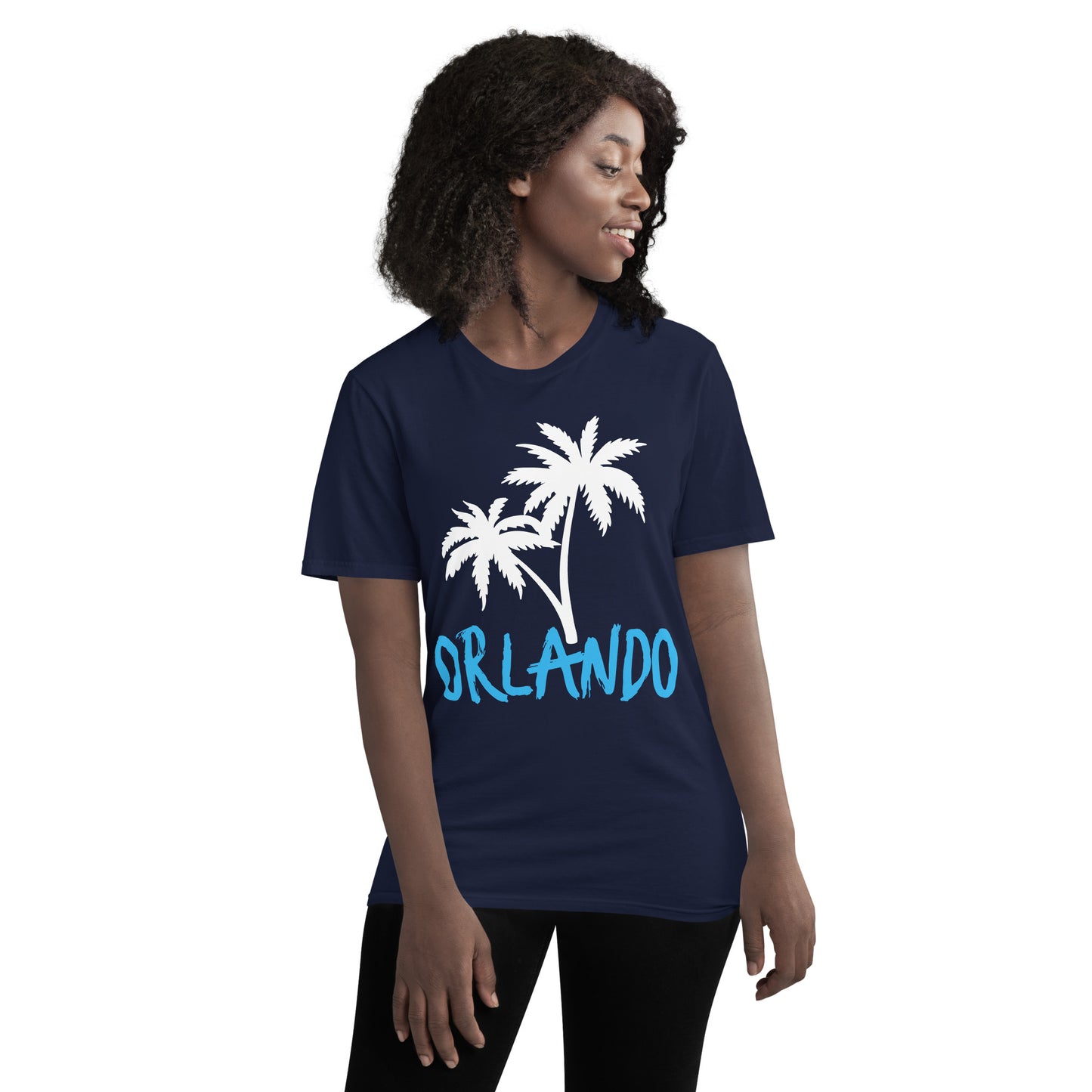 ORLANDO PALM TREE Short-Sleeve T-Shirt - Orlando FL Palm Tree Shirt