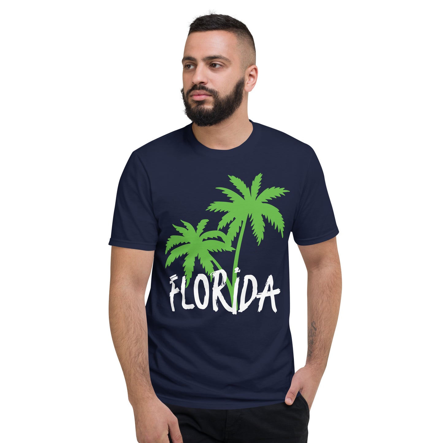 FLORIDA PALM TREE Short-Sleeve T-Shirt - FL Palm T-shirt - Florida Shirt