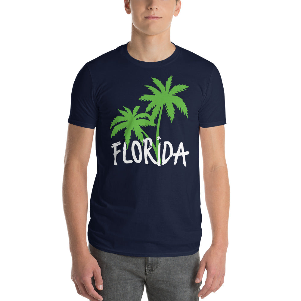 FLORIDA PALM TREE Short-Sleeve T-Shirt - FL Palm T-shirt - Florida Shirt