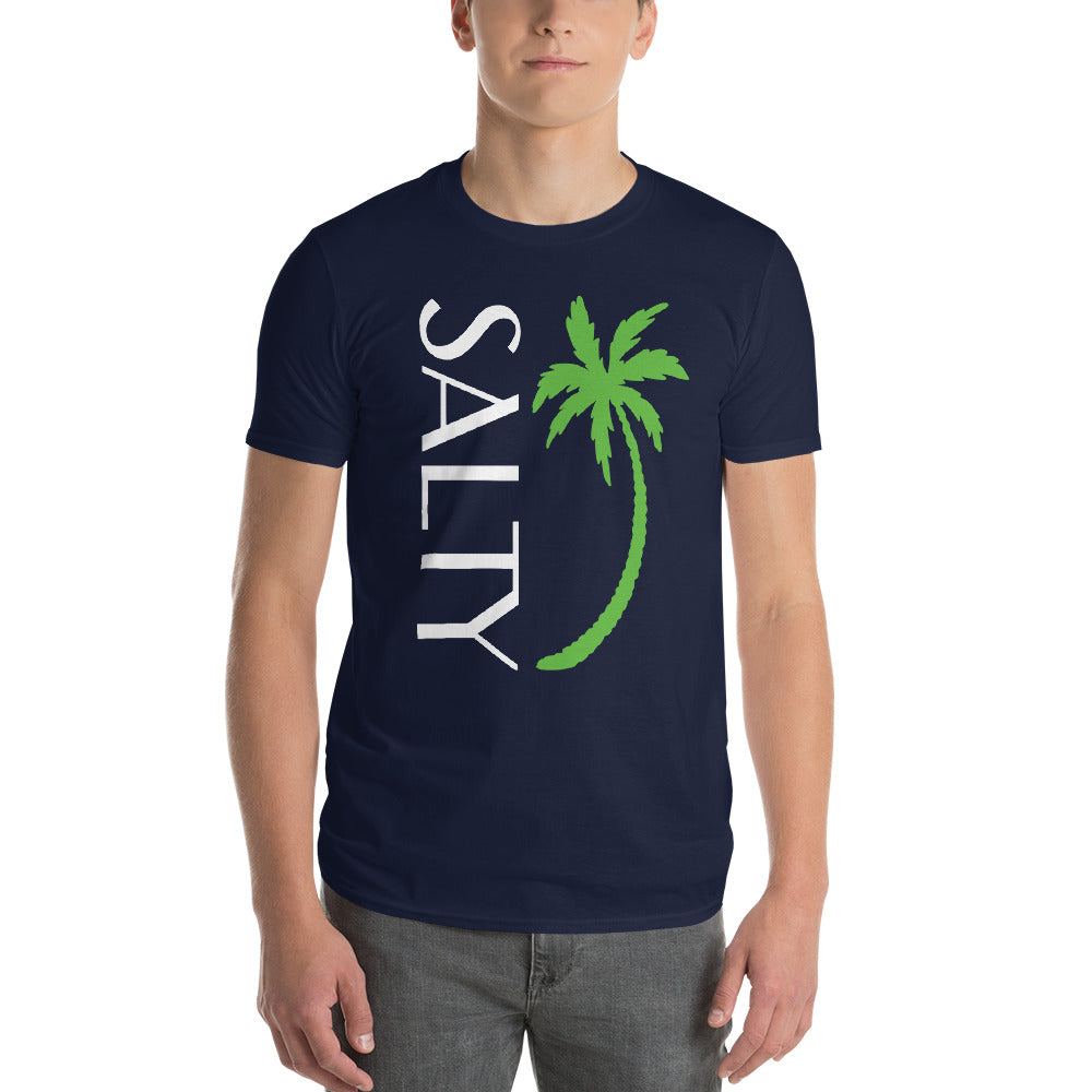 SALTY FLORIDA T-SHIRT W/ PALM TREE - Florida Salty Shirt
