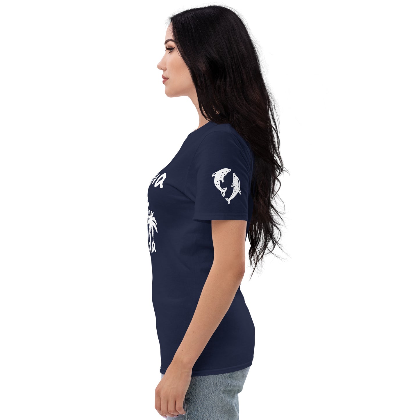 CAPTIVA FLORIDA PALM TREE T-SHIRT AND DOLPHINS - Palm Tree Dolphin Shirt Captiva Florida