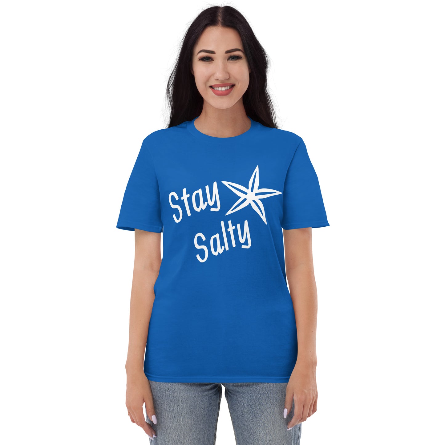 STAY SALTY FLORIDA TSHIRT W/ STARFISH - Florida Unisex Lightweight T-Shirt - Gildan 980
