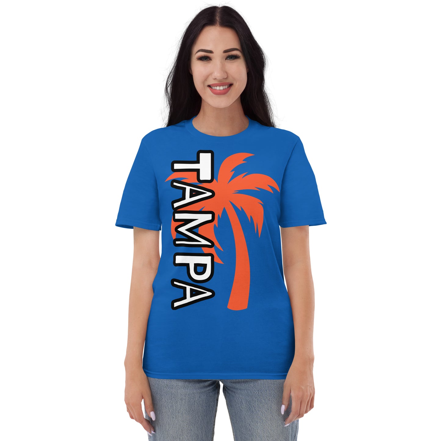 TAMPA Short-Sleeve Palm Tree T-Shirt - Tampa Florida Palm Tree T-Shirt - Tampa Shirt