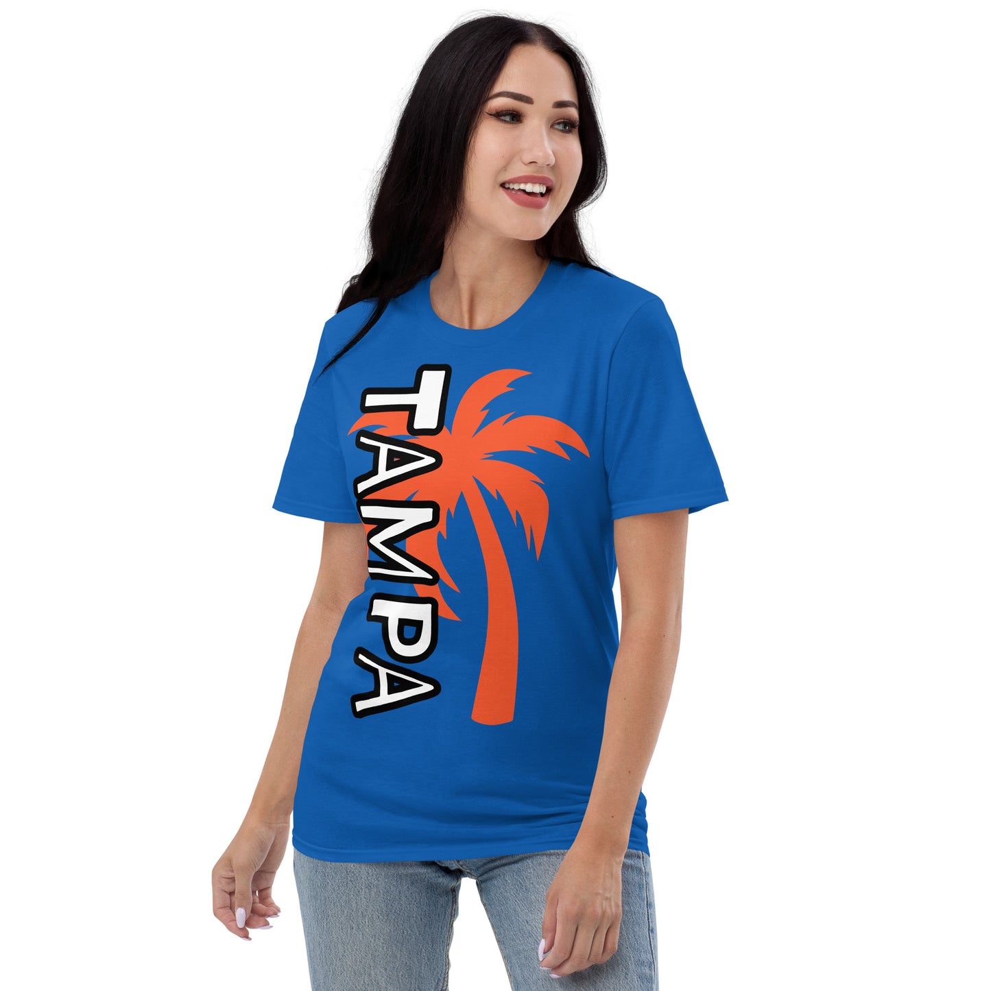 TAMPA Short-Sleeve Palm Tree T-Shirt - Tampa Florida Palm Tree T-Shirt - Tampa Shirt