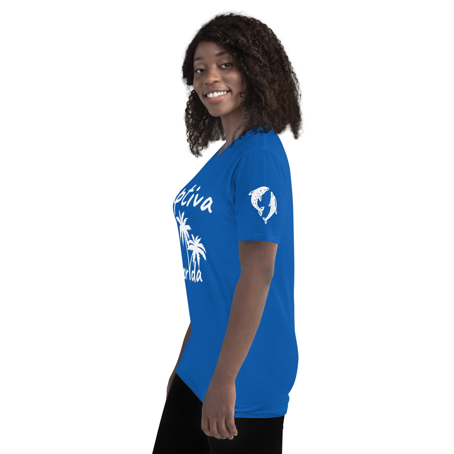 CAPTIVA FLORIDA PALM TREE T-SHIRT AND DOLPHINS - Palm Tree Dolphin Shirt Captiva Florida