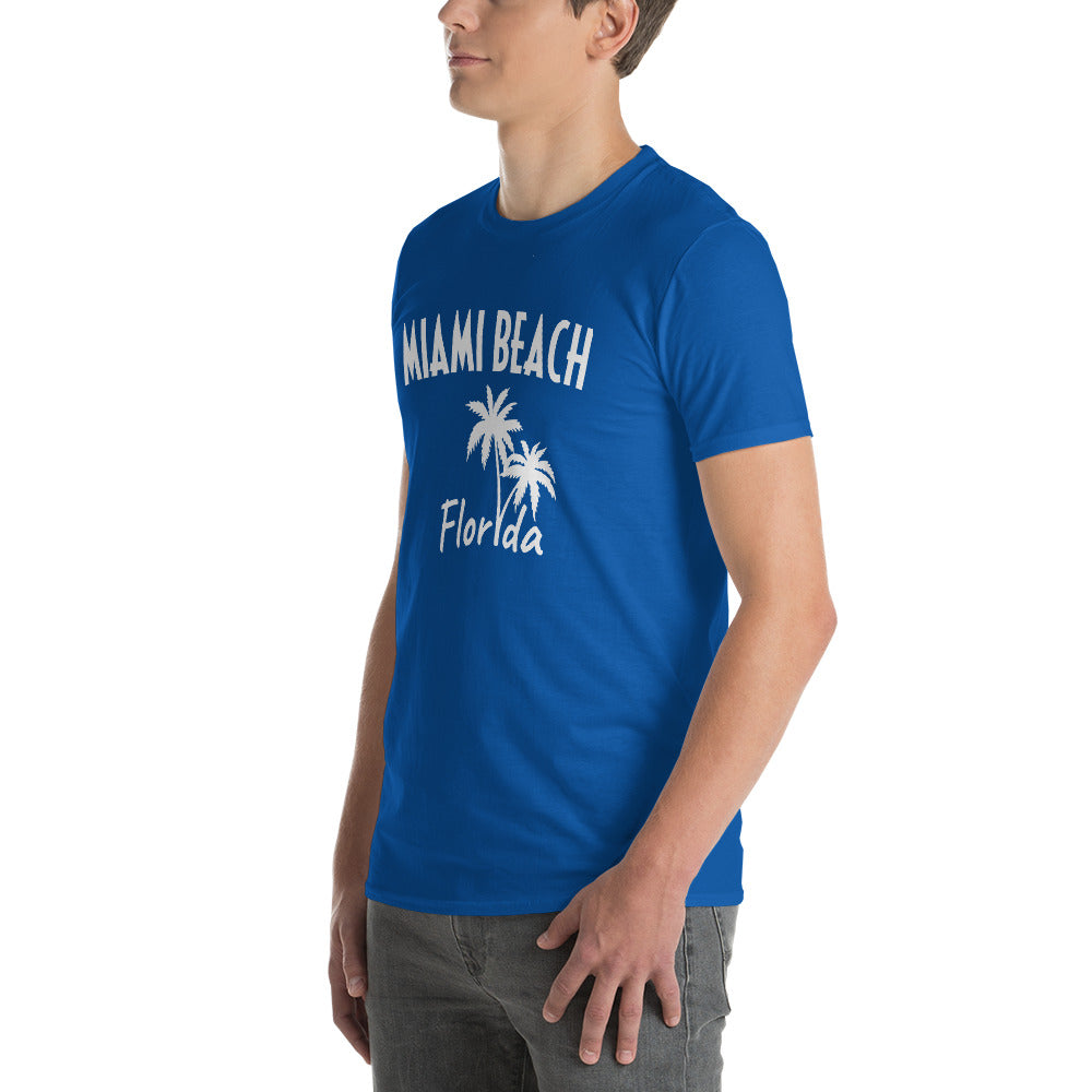 MIAMI BEACH FLORIDA T-SHIRT - Palm Tree Shirt Miami Beach Florida Shirts