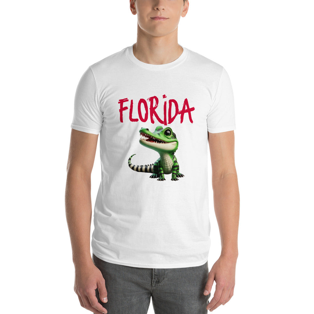 FLORIDA ALLIGATOR T-SHIRT - Florida Premium T-Shirt - Florida Alligator Shirt