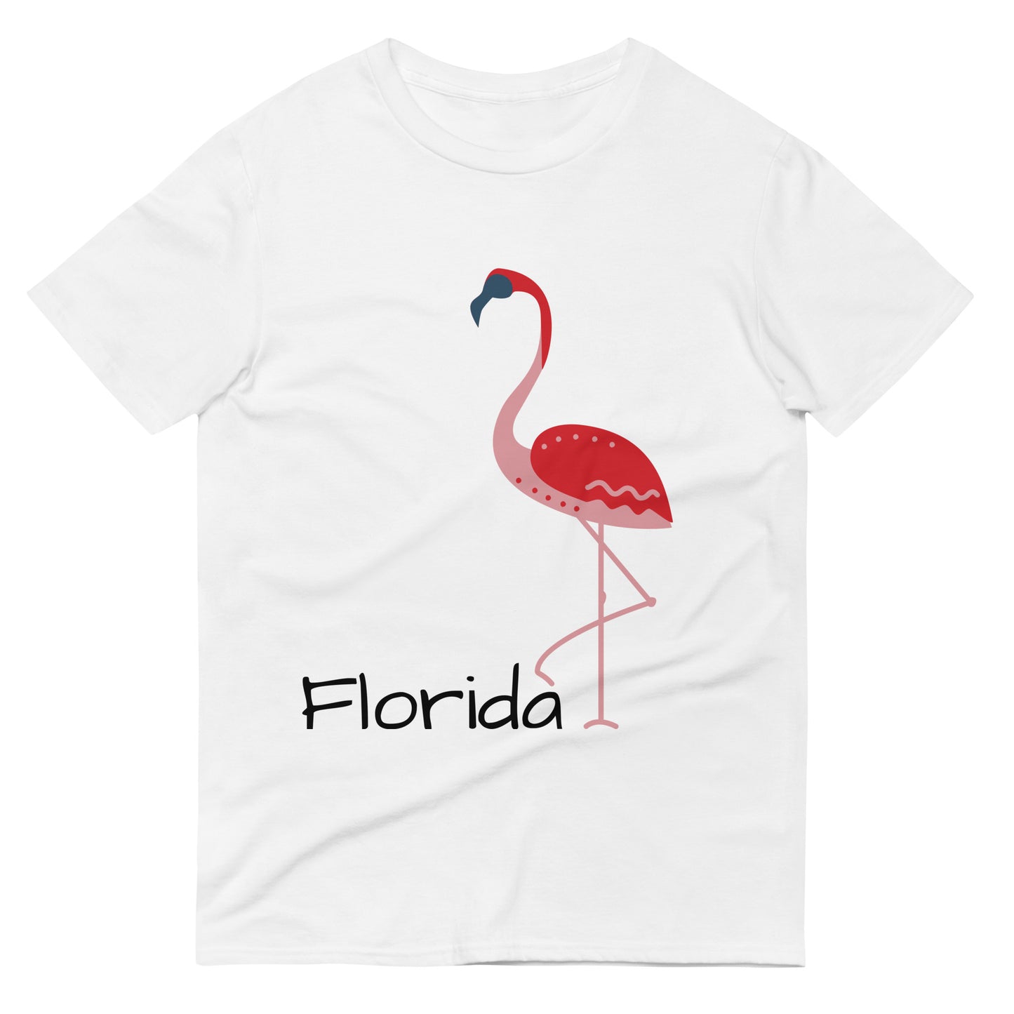 FLORIDA FLAMINGO T-SHIRT - WHITE Florida Flamingo Shirt