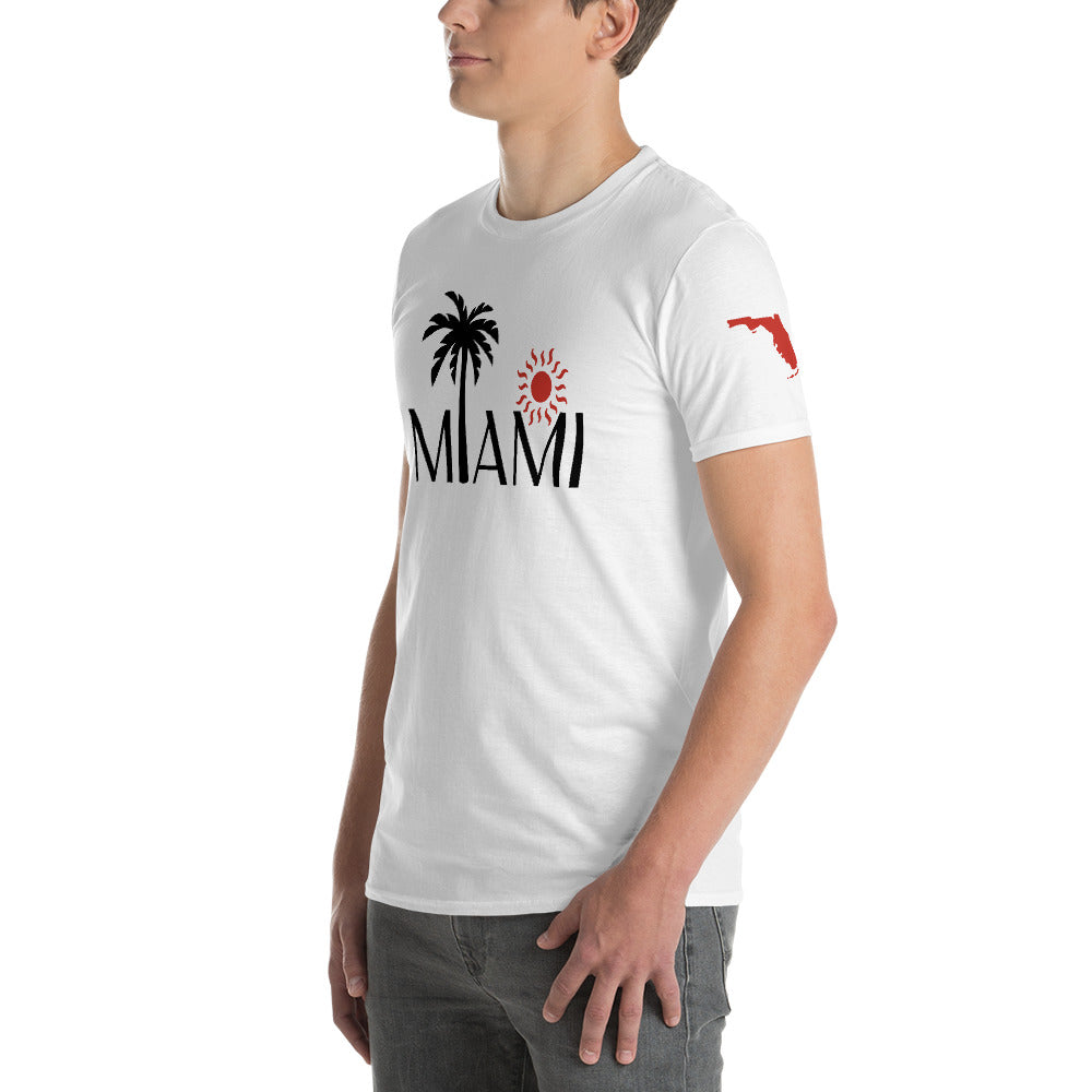 MIAMI FLORIDA PALM TREE T-SHIRT - Miami Florida Palm Tree Shirt
