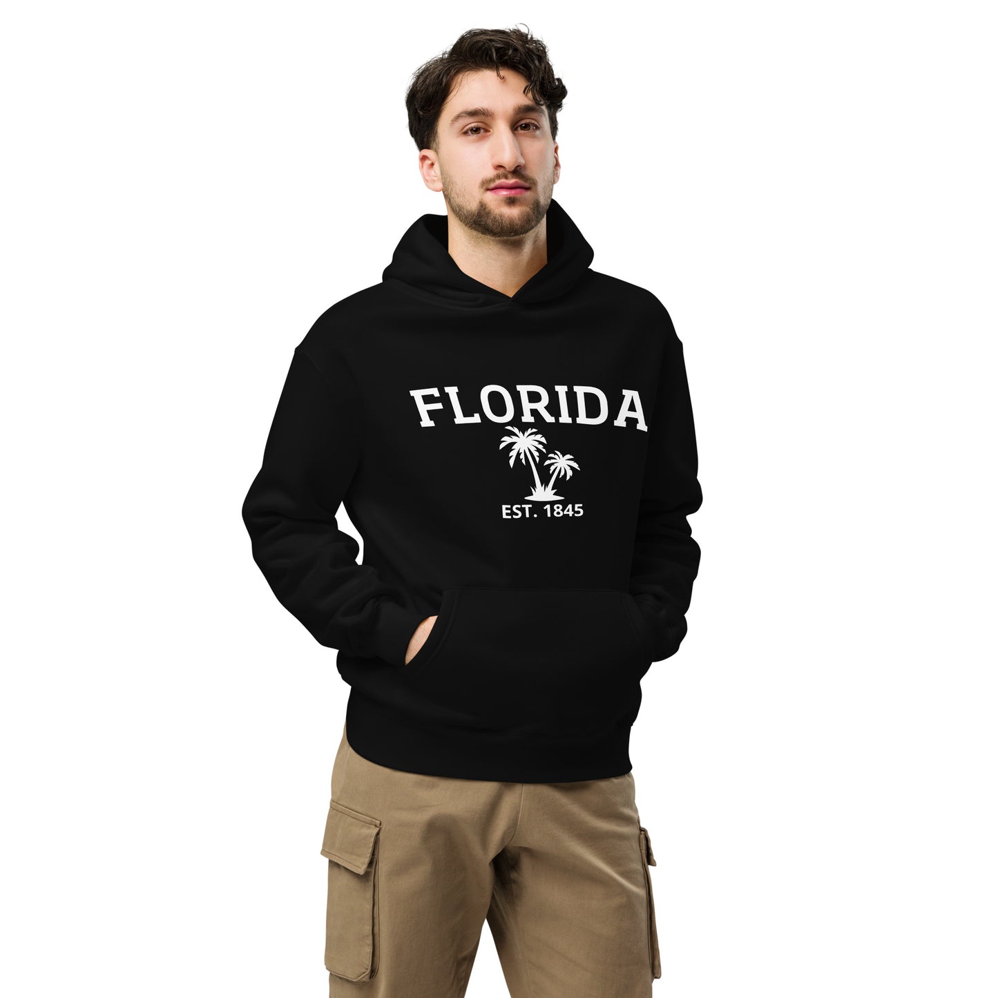 FLORIDA UNISEX OVERSIZED HOODIE - Florida Palm Tree Hoodie