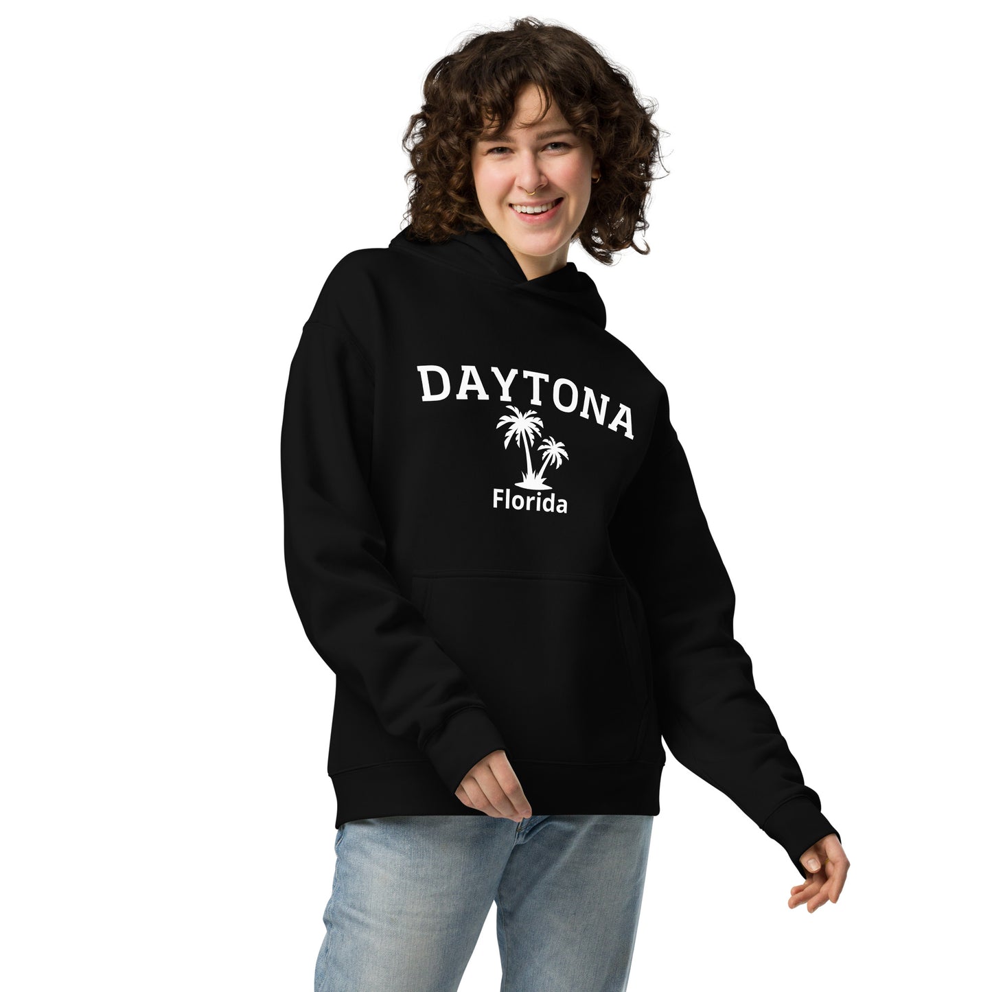 DAYTONA FLORIDA Unisex oversized hoodie - Daytona Florida Hoodie with Palm Trees