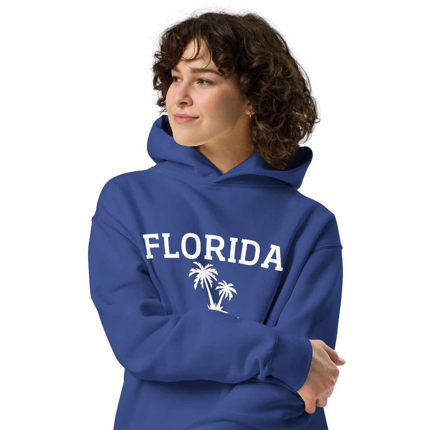 FLORIDA UNISEX OVERSIZED HOODIE - Florida Palm Tree Hoodie