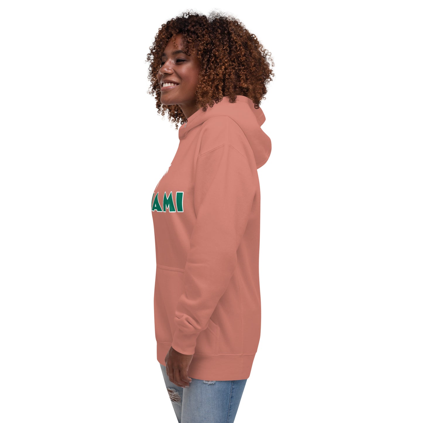 MIAMI W/ PALM TREES - Unisex Premium Hoodie V2 - Cotton Heritage M2580