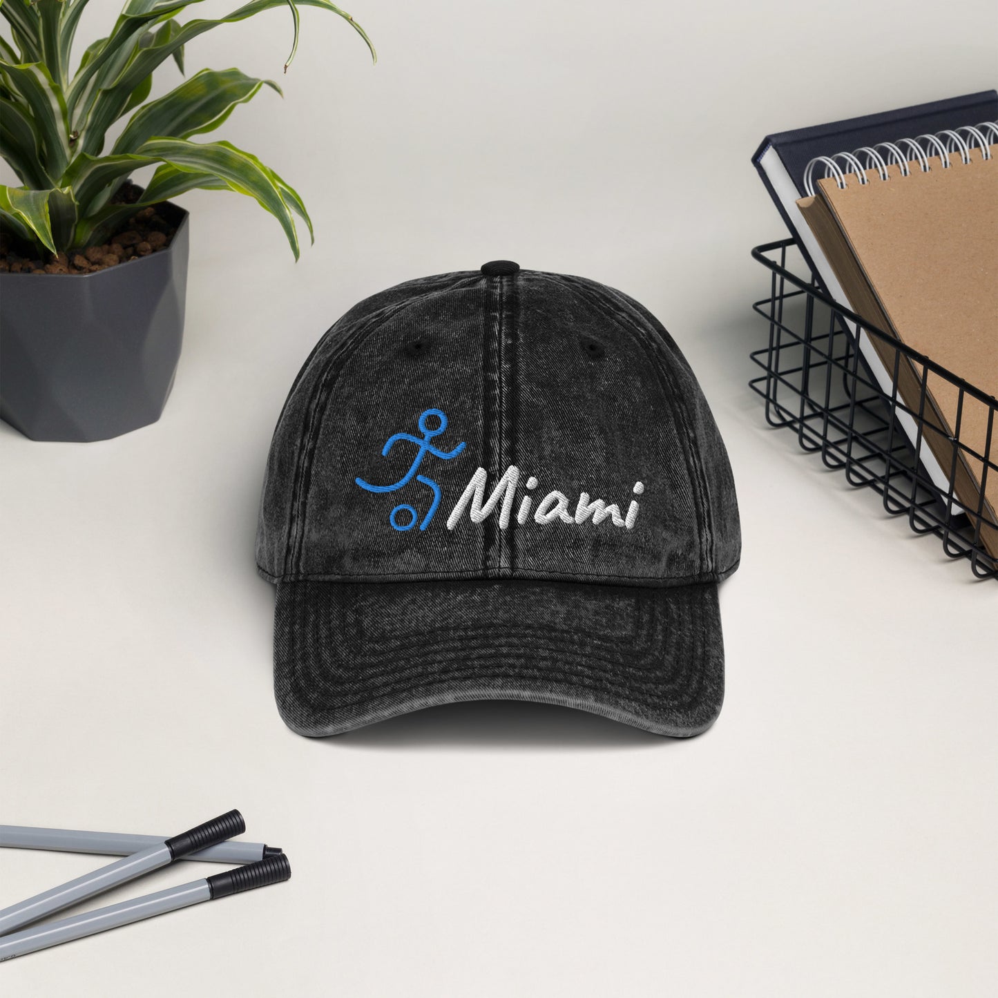 Soccer Miami Vintage Cotton Twill Cap - Miami Fl Soccer Hat