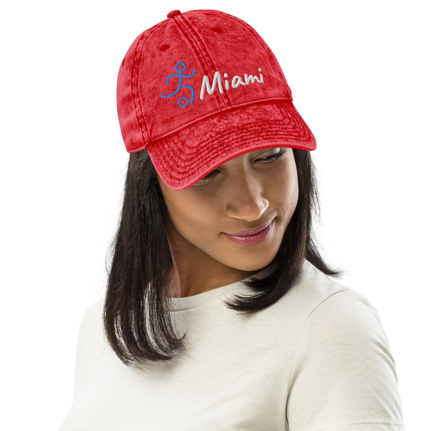 Soccer Miami Vintage Cotton Twill Cap - Miami Fl Soccer Hat