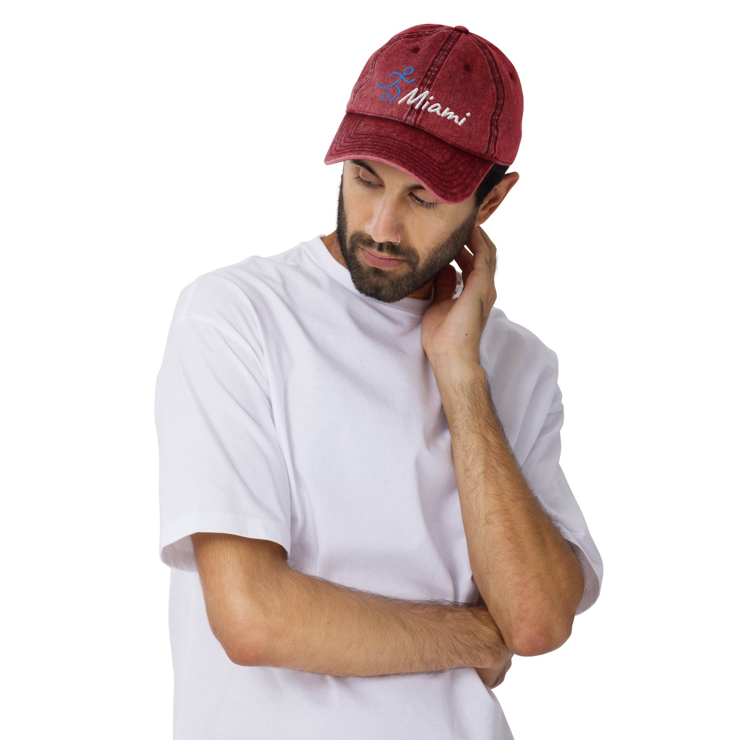 Soccer Miami Vintage Cotton Twill Cap - Miami Fl Soccer Hat