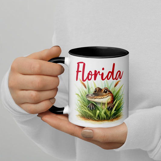 PLAYFUL ALLIGATOR Florida Mug - Florida Alligator Mugs