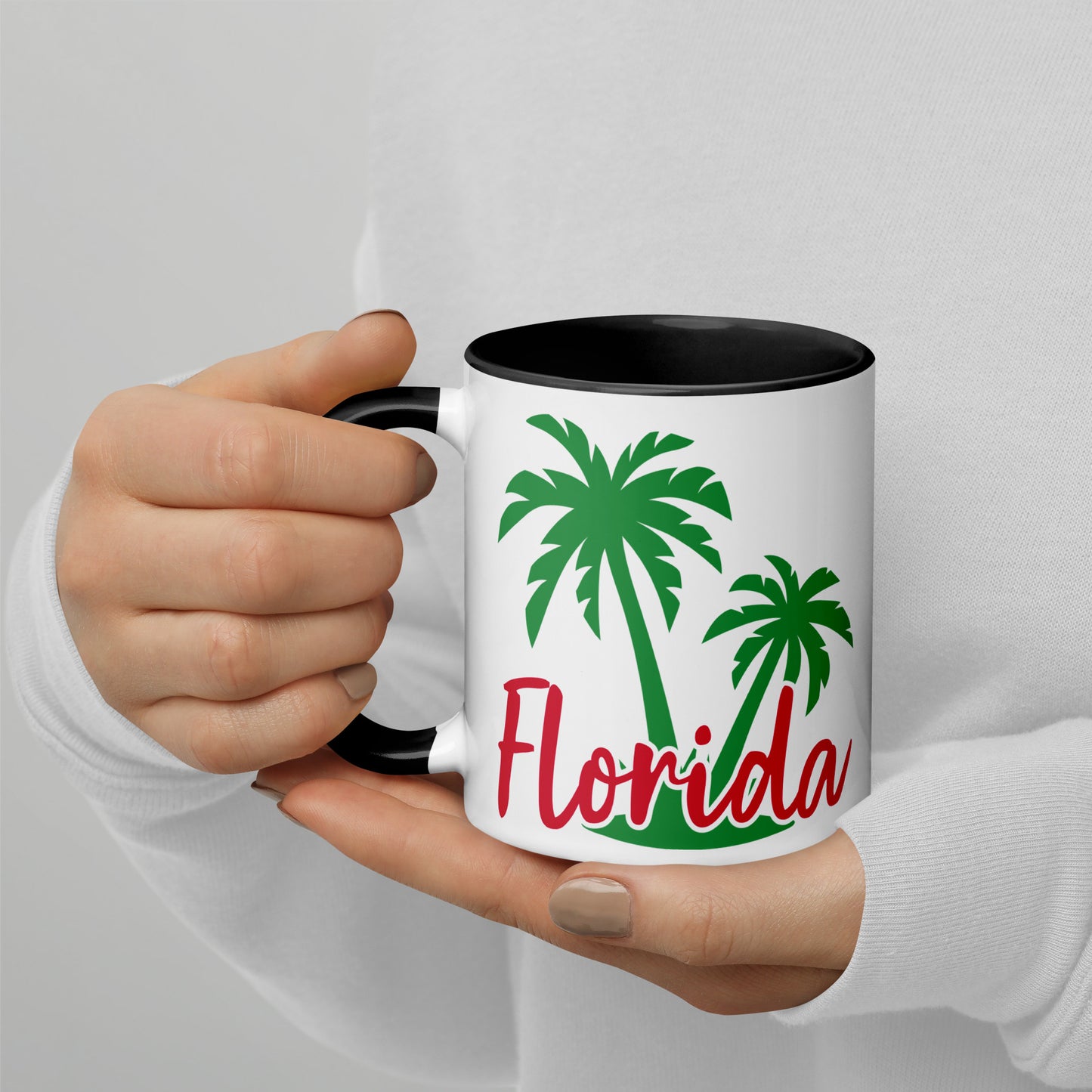 FLORIDA PALM TREES Mug - Florida Palm Tree Mugs - FL Palm Tree Mugs V2U