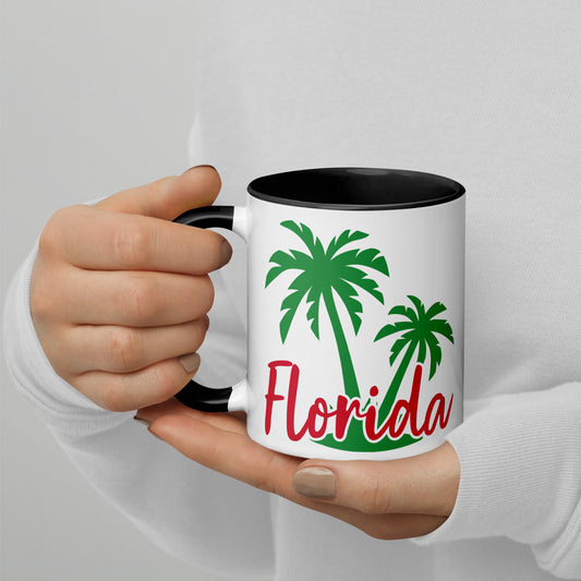 FLORIDA PALM TREES Mug - Florida Palm Tree Mugs - FL Palm Tree Mugs V2U