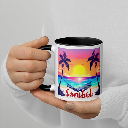 SANIBEL Florida Mug - Sanibel Island Mug Florida Palm Trees