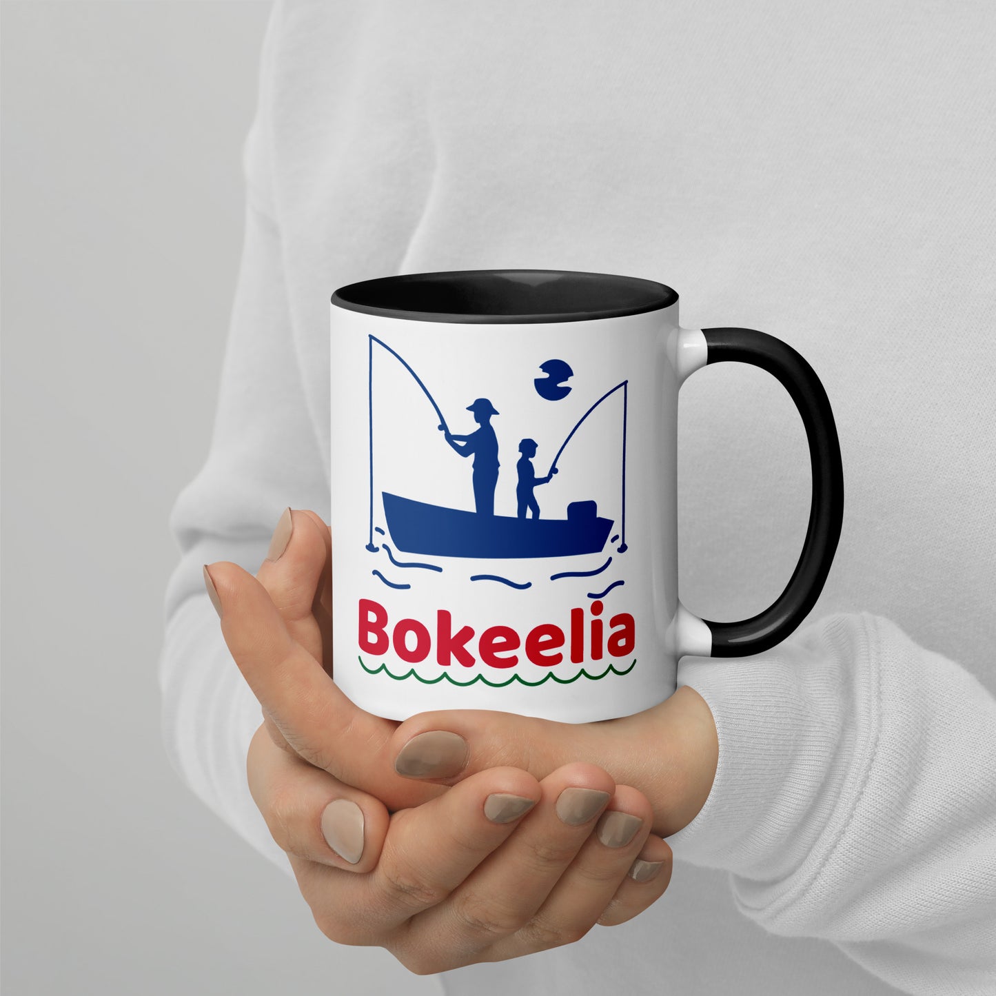 BOKEELIA FISHERMEN Mug with Color Inside - Bokeelia Florida Fishing Mugs