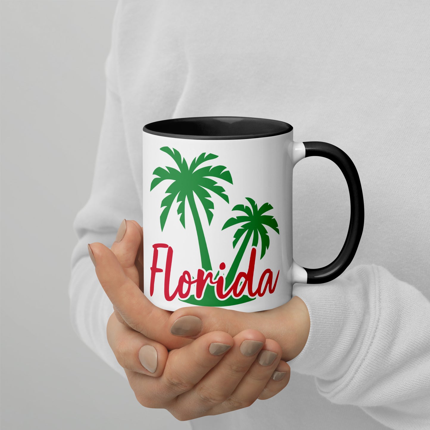 FLORIDA PALM TREES Mug - Florida Palm Tree Mugs - FL Palm Tree Mugs V2U