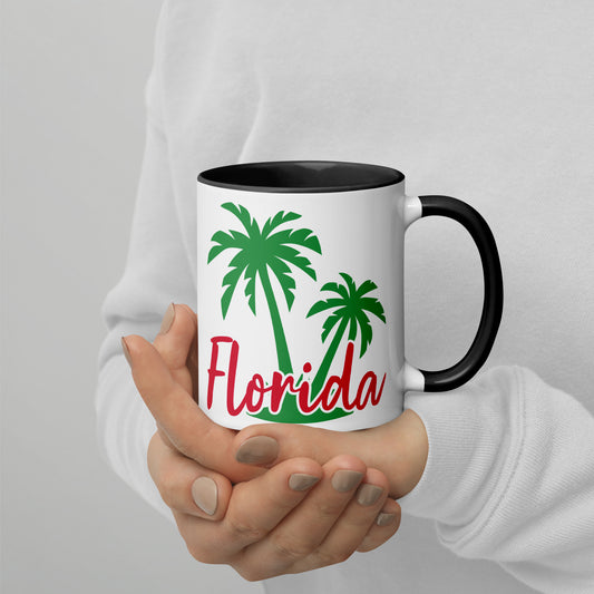 FLORIDA PALM TREES Mug - Florida Palm Tree Mugs - FL Palm Tree Mugs V2U