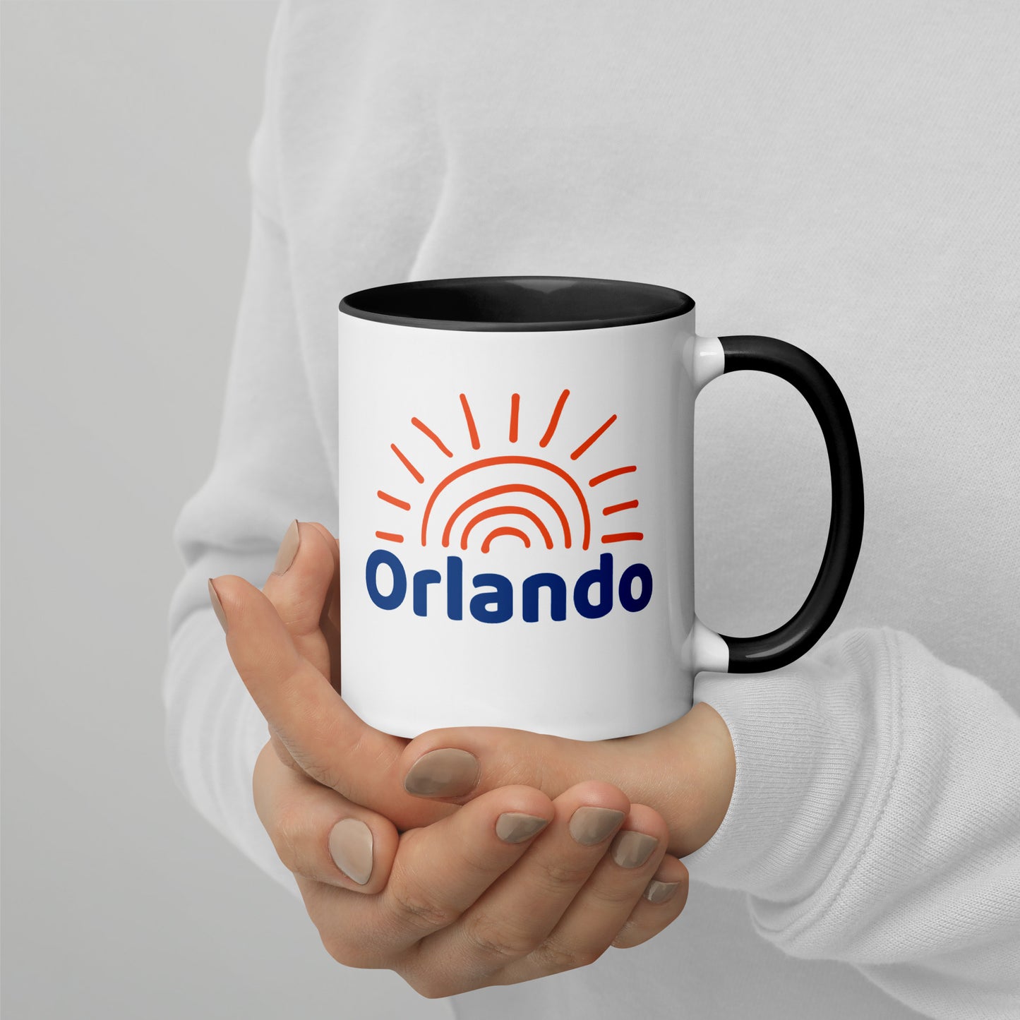 ORLANDO SUNSHINE Mug with Color Inside - Orlando Florida Sun Mugs