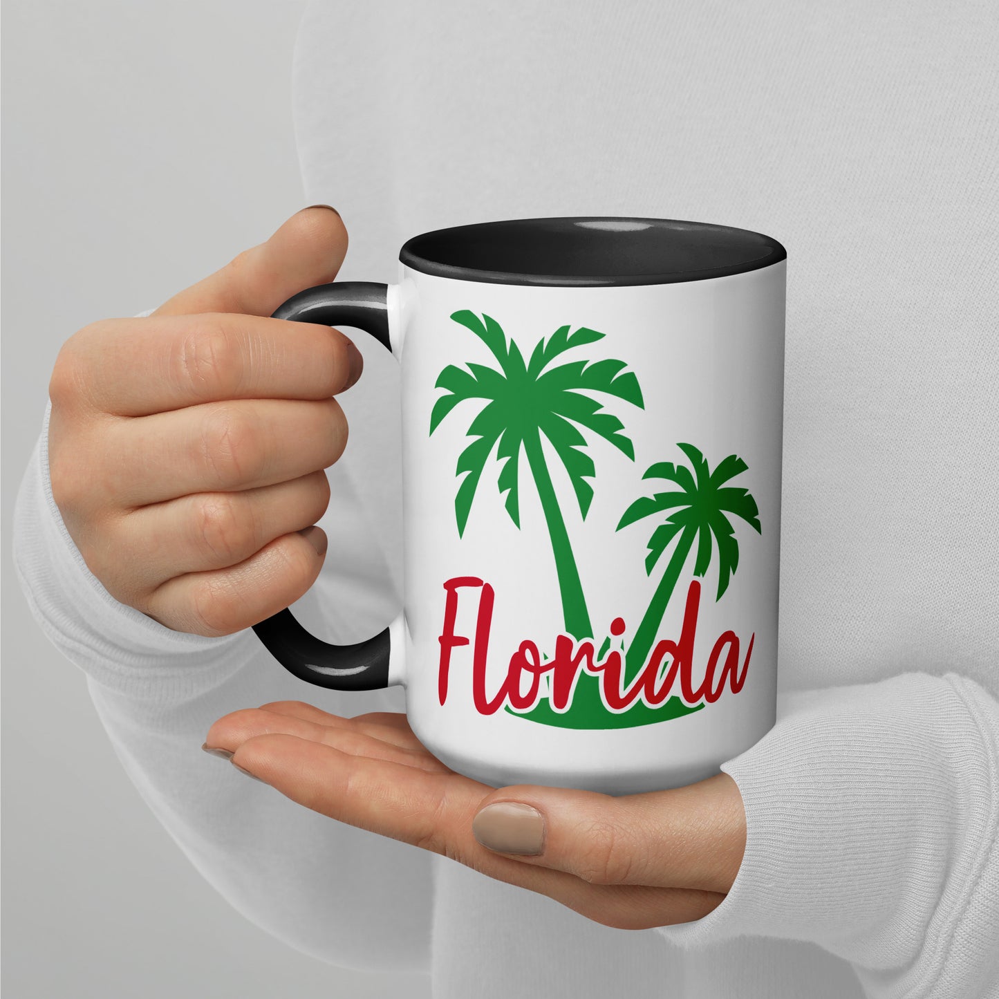 FLORIDA PALM TREES Mug - Florida Palm Tree Mugs - FL Palm Tree Mugs V2U