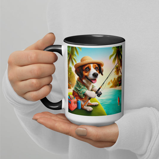 DOG FISHING MUG Florida - Dog Fishing in Florida Mug