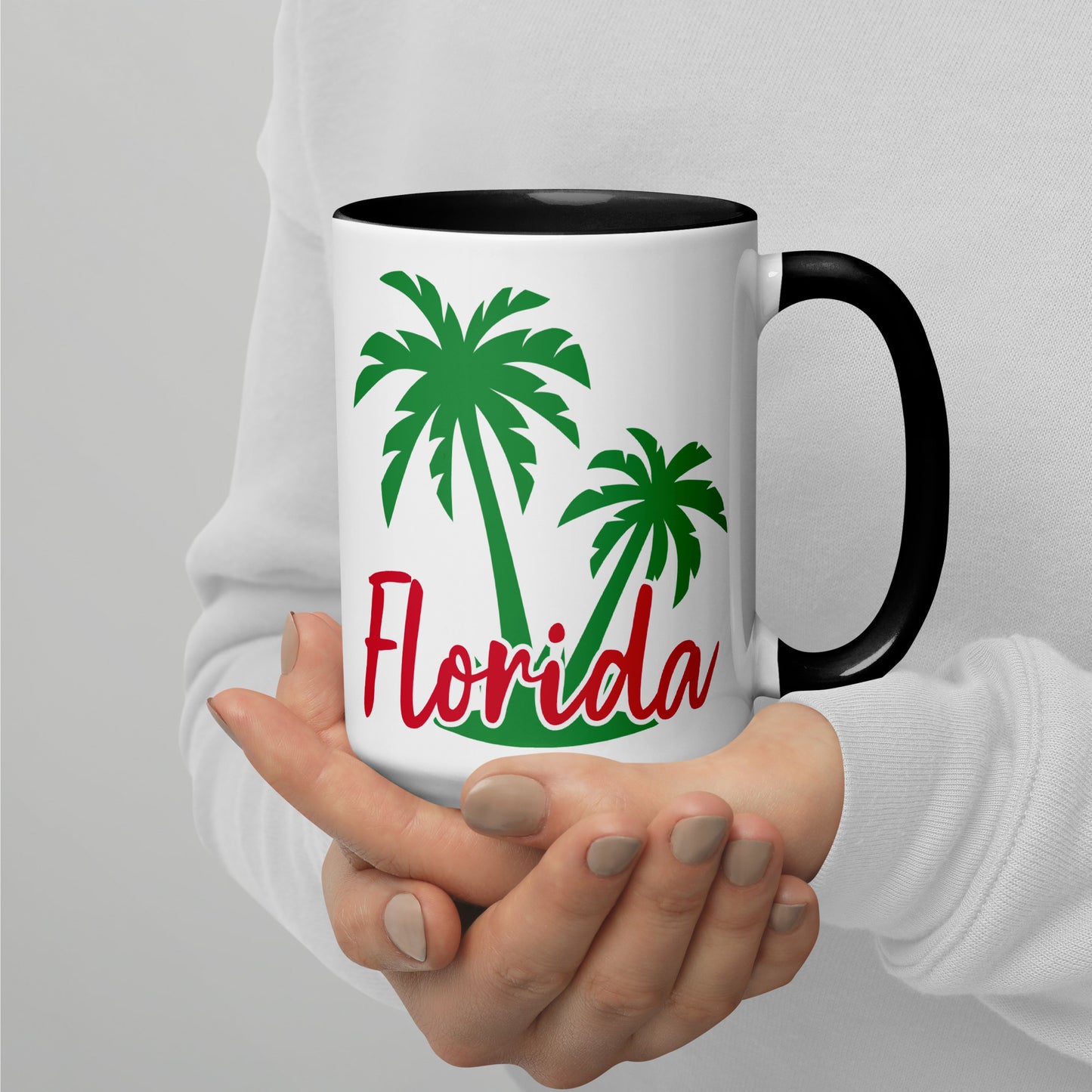 FLORIDA PALM TREES Mug - Florida Palm Tree Mugs - FL Palm Tree Mugs V2U